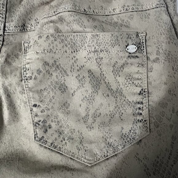 Bevy Flog Shely Snake Print Elastic Waist Joggers Pants Size 28 Drawstring - Picture 5 of 10